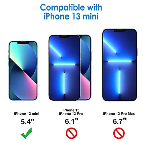 JETech Screen Protector for iPhone 13 mini, 3-Pack | HD Clear, Face ID Compatible, Anti-Scratch Glass - size: iPhone 13 mini