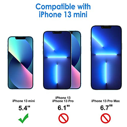 JETech Screen Protector for iPhone 13 mini, 3-Pack | HD Clear, Face ID Compatible, Anti-Scratch Glass - size: iPhone 13 mini