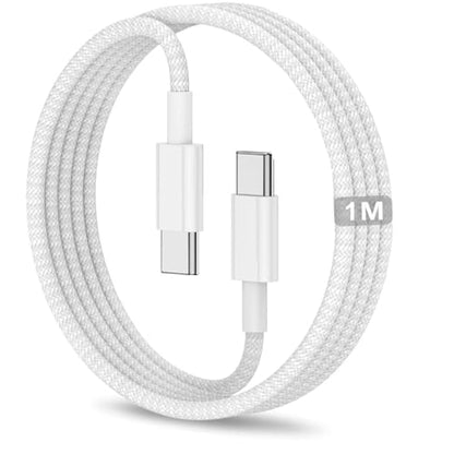 USB C to USB C Cable 3.3FT 60W Apple MFi Certified Fast Woven Charging Cord for iPhone 17/16/15, iPad A16/10th Gen, iPad Pro 13/12.9/11-in, iPad Air, MacBook Neo - size: 3.3ft