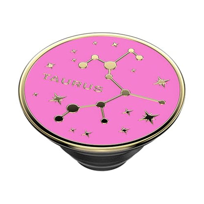 PopSockets Phone Grip with Expanding Kickstand, Adhesive Grip, Enamel - Zodiac Taurus - color: Taurus