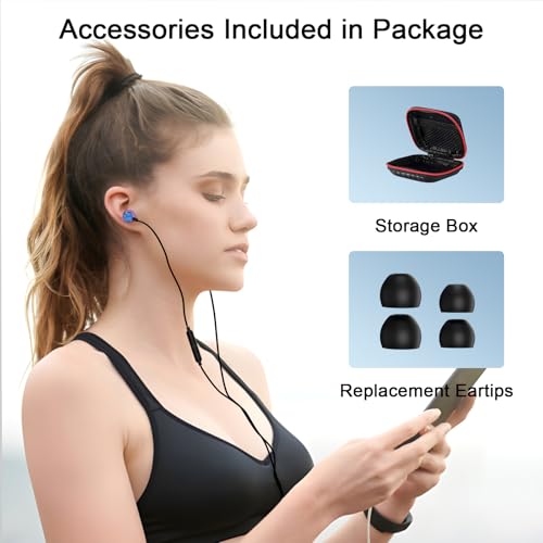 USB C Headphones Wired Earbuds for iPhone 18 Pro Max 17/Samsung S26 - color: Purple