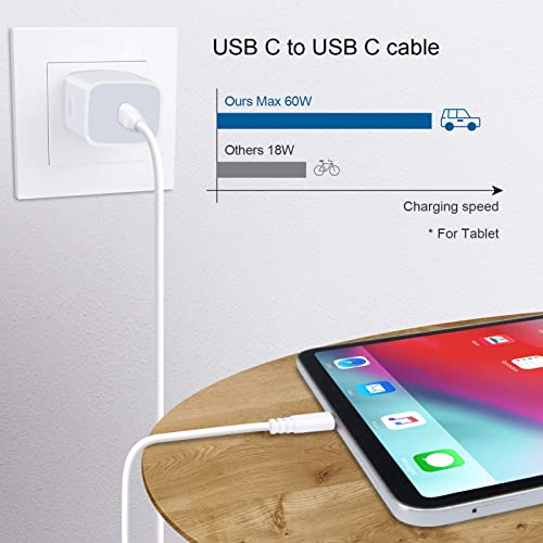 USB C Box Fast Wall Charger for Samsung Galaxy A37/A57/S25/S24 FE/A16/A17 - color: White