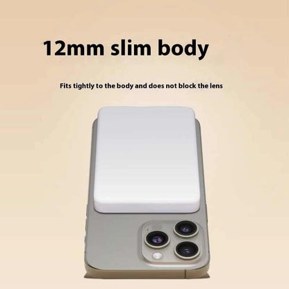 XIAOMI Magnetic Power Bank 5000mAh, 12mm Slim Portable Wired & Wireless Charger with 18W PD Fast Charging, Durable Mag-Safe Battery Pack for iPhone, Sumsung and Other Smart Phones - style: 5000mah Slim & Magnetic & Wireless