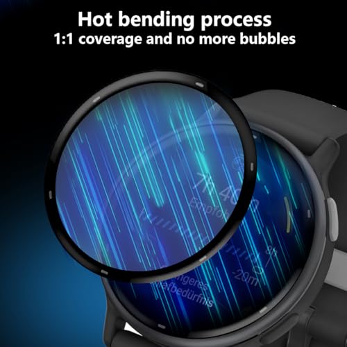 3 Pack for Garmin Vivoactive 5 Screen Protector (no glass), Self-Healing, 3D Full Screen Coverage Soft Film, Anti Scratch HD Clear Screen Protector for Garmin Vivoactive 5, Black - size: for Garmin Vivoactive 5