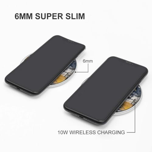 Navy Blue Color Wireless Charger, Fast Charging Pad