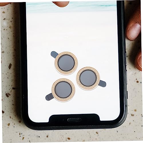 Mipcase 3pcs Camera Lens Protectors Scratch-resistant Covers Easy to Install Compatible Pro Stylish Design