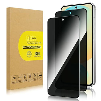 2 Pack Privacy Screen Protector for Samsung Galaxy S24 FE