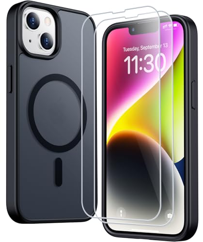 SPIDERCASE Magnetic for iPhone 14 Plus Case,Black - color: Black, size: Iphone 14 Plus 6.7''