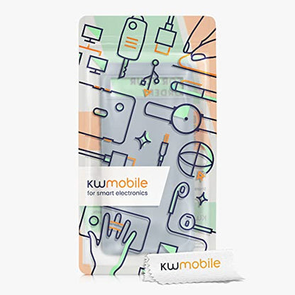 kwmobile Case Compatible with Google Pixel 6a Case - Soft Slim Protective TPU Silicone Cover - Light Blue - color: light blue