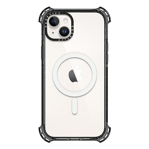 CASETiFY for iPhone 15 Plus Case - Bounce Compatible with MagSafe | Shockproof | 21.3 ft. 6x Military Grade Drop Protection | Black - color: Clear Black, size: Iphone 15 Plus (6.7")