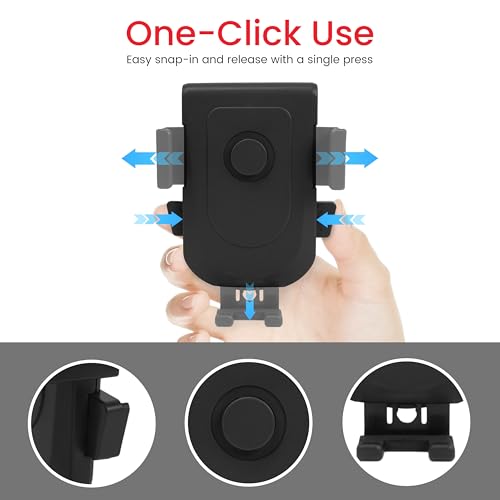 Baby Stroller Phone Holder, Universal Handlebar Phone Mount Black