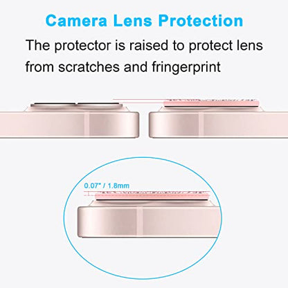 Wisdompro [2 Pack] Bling Camera Lens Protector for iPhone 13/iPhone 13 Mini - size: for iPhone 13 & 13 Mini