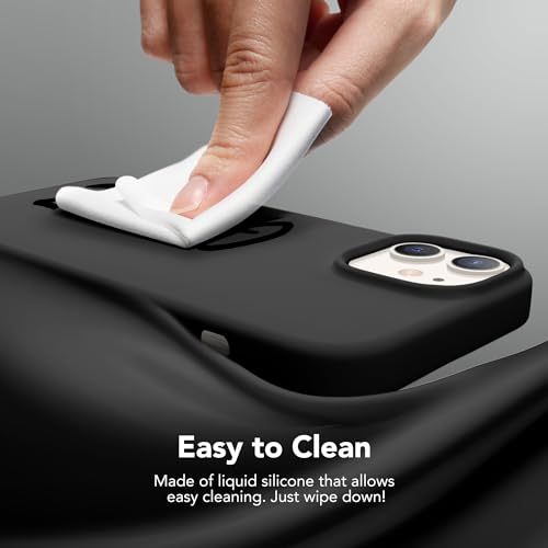 GONEZ Magnetic for iPhone 12/12 Pro Case, Silicone Cover Black - color: Black, size: Iphone 12 /Iphone 12 Pro