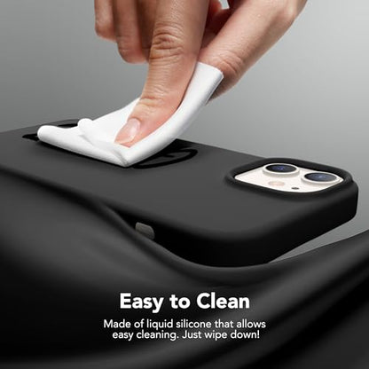 GONEZ Magnetic for iPhone 12/12 Pro Case, Silicone Cover Black - color: Black, size: Iphone 12 /Iphone 12 Pro
