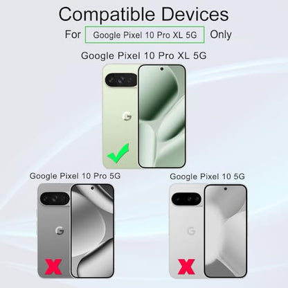 Ibywind For Google Pixel 10 Pro XL 5G 6.8"(2 Pack) Screen Protector,9H Hardness Tempered Glass,With 1Pc Camera Lens Protector,Easy to Install - size: Pixel 10 Pro XL