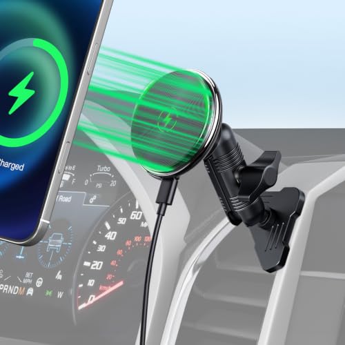 Wireless Charging Vent Magnetic Vent Phone Mount for 2015-2020 Ford F-150 - size: Charging- Magnetic