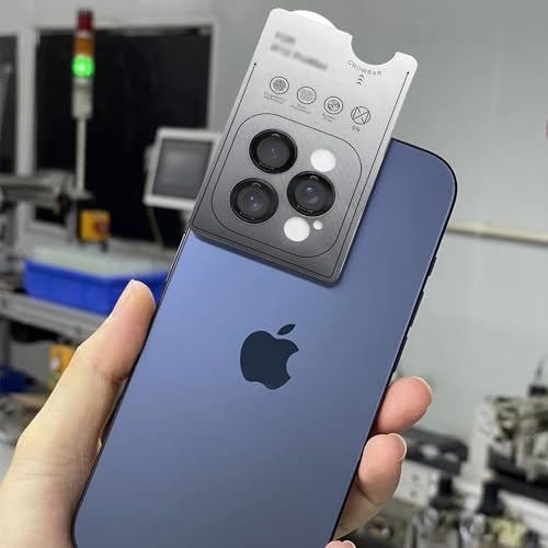 TENOC Camera Lens Protector for iPhone 14 & 14 Plus, Black - color: Black