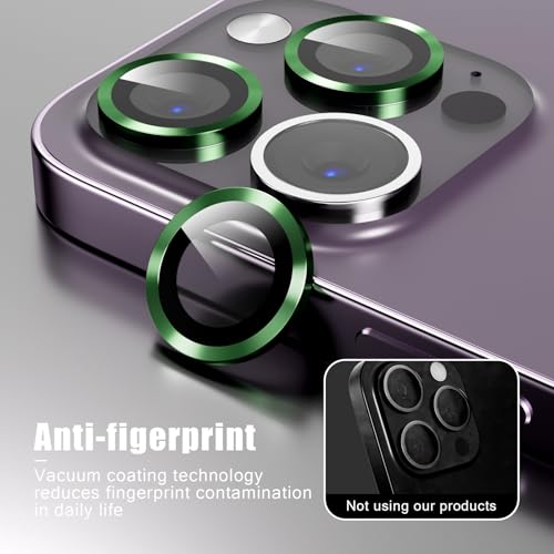 Camera Lens Protector Compatible with iPhone 11 Pro/11 Pro Max/iPhone 12 Pro,Scratch Resistant,HD Clear Tempered Glass Camera Lens Protection Cover,Case Friendly Easy to Install - Green - color: Green, size: iPhone 11 Pro/11 Pro Max/iPhone 12 Pro