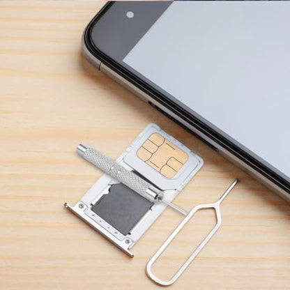 Beavorty 30pcs Sim Card Removal Tool Set, Silver Iron Sim Tray Ejector Pins for Smartphones and Tablets, Wide Compatibility, Resists Bending and Deformation, Sleek Contemporary Design