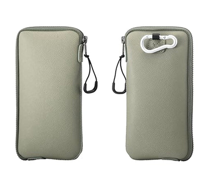 OneJoy Phone Sleeve Lightweight Cell Phone Pouch for Mobile Protection, Slim Fit and Durable, with Clip-on for Easy Carrying, Enough for 6.1" to 6.9" Cellphone [ Olive ] - color: olive