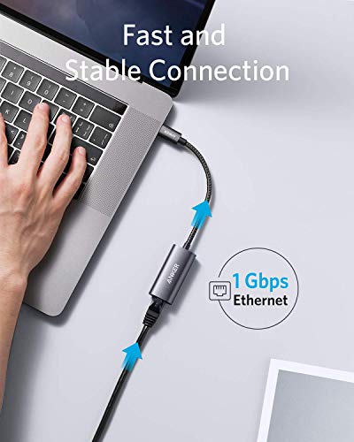 Anker USB C to Ethernet Adapter, Portable 1 Gbps Network Hub - size: USB C to Ethernet Adapter