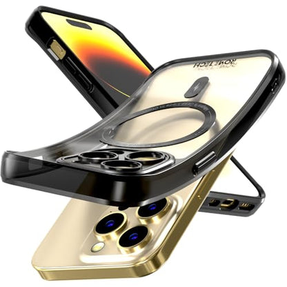 Rome Tech Clear Case Compatible with MagSafe for iPhone 14 Pro (2022) - Slim and Rugged Fit Thin Shockproof Case Compatible with Magsafe Devices - Clarity - style: iPhone 14 Pro