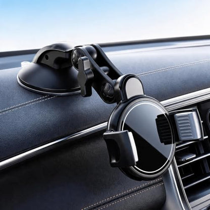 YUHENG 3-Axis Car Phone Holder Mount for Dashboard & Windshield