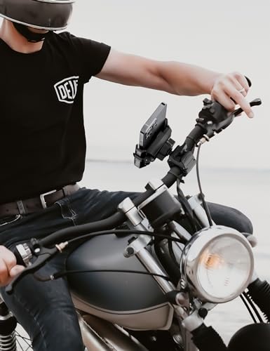 Grefay Bike Phone Mount for Electric, Mountain, Scooter, and Dirt Bikes - color: Grey