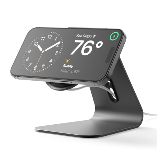 elago MS4 Charging Stand for MagSafe Charger - color: Black