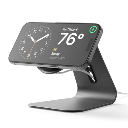 elago MS4 Charging Stand for MagSafe Charger - color: Black