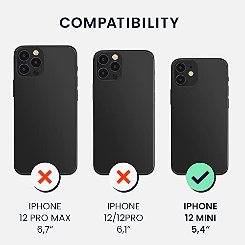 kwmobile Case Compatible with Apple iPhone 12 mini Case - TPU Silicone Phone Cover with Soft Finish - Baltic Blue - color: Baltic Blue, size: iPhone 12 mini