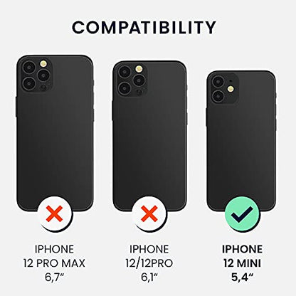 kwmobile Case Compatible with Apple iPhone 12 mini Case - TPU Silicone Phone Cover with Soft Finish - Teal Matte - color: teal matte, size: iPhone 12 mini