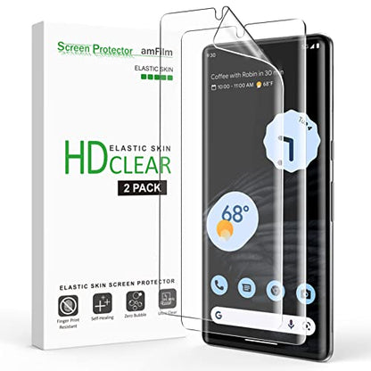 amFilm Elastic Screen Protector for Google Pixel 7 Pro 6.7 inch