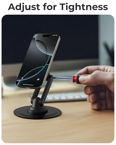 Cooper Mag360 Magnetic Phone Stand for Desk, MagSafe Stand for iPhone 17 - color: Stealth Black