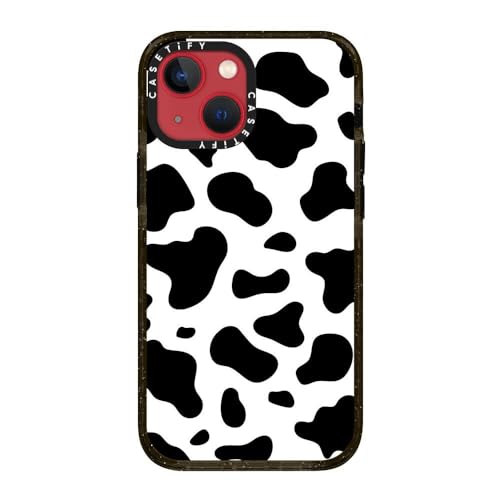 CASETiFY for iPhone 13 Mini Case - Impact Cow Print | Slim Fit | 6.6 ft. Drop Protection | COW PRINT | Black - color: COW PRINT, size: Iphone 13 Mini (5.4")