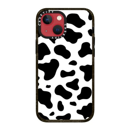 CASETiFY for iPhone 13 Mini Case - Impact Cow Print | Slim Fit | 6.6 ft. Drop Protection | COW PRINT | Black - color: COW PRINT, size: Iphone 13 Mini (5.4")