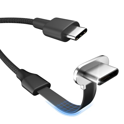DbillionDa USB C to USB C Cable, 60W PD Fast Charging, 90 Degree (10 ft) - size: 10FT