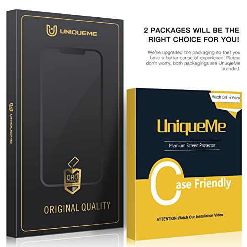 UniqueMe 2+2 Pack for iPhone 12 Pro Max Privacy Screen Protector