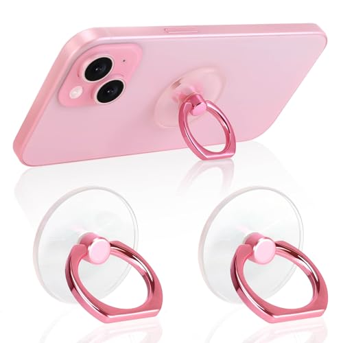 2 Pack Jsoerpay Pink Clear Phone Ring Holder - color: Pink 2