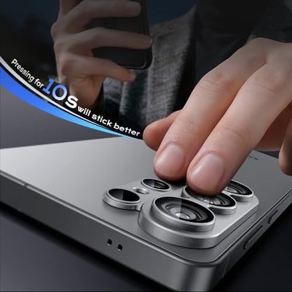 WSKEN for Samsung Galaxy S26 Ultra Camera Lens Protector - Full Coverage - color: Silver