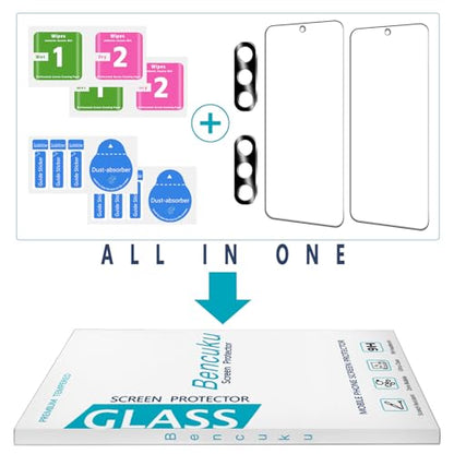 Screen Protector for Samsung Galaxy S25 Edge Tempered Glass - color: Clear-Galaxy S25 Edge
