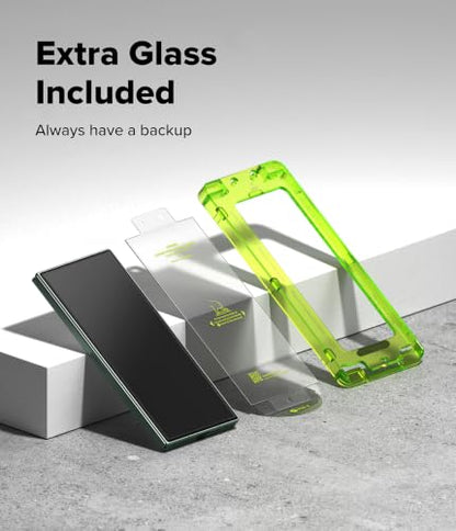 Ringke for Samsung Galaxy Z Fold 8 Ultra Screen Protector [Easy Slide] | Cover Display Easy Slide Tempered Glass, 2 Pack, Super Easy to Install, Case Friendly Protector for the Outer Display - size: Galaxy Z Fold 8 Ultra