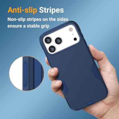 jaroco Magnetic for iPhone 17 Pro Max Case Heavy Duty Rugged Dual-Layer Blue - color: Blue, size: iPhone 17 Pro Max