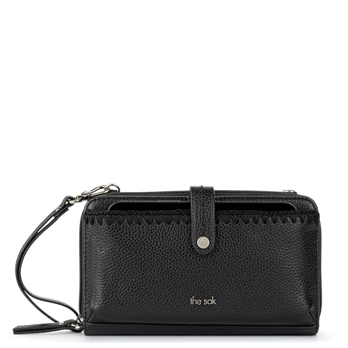 The Sak Iris Smartphone Crossbody Purse - Small Women's Cellphone Bag & Wallet For Everyday- Convertible Wristlet With Zipper | Fits Most Smartphones, Card Slots & Zip Pocket, Detachable Wristlet & Crossbody Straps, Hands-Free for Travel & Errands - color