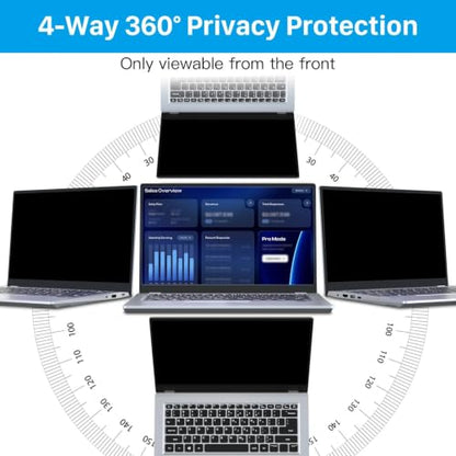 STARY 360° Laptop Privacy Screen Protector 14 inch 16:9 Ratio (1920×1080) - size: 14 inch 16:9