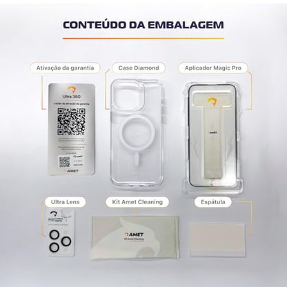 Ultra 360 Protection Bundle for iPhone 17/ Plus/Pro/Pro Max. Includes Case, Screen Protection and Camera Protection (iPhone 17 Pro)
