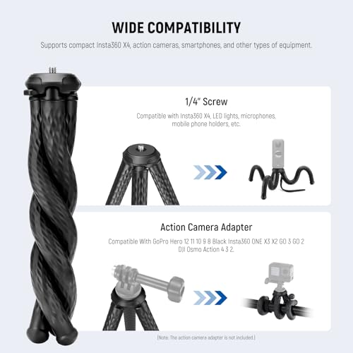 NEEWER Magnetic Flex Phone Tripod Compatible with MagSafe iPhone Android - style: TP33