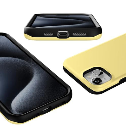 Casely iPhone 15 Plus Case | Butter Me Up | Butter Yellow | Bold Protective Design | Compatible with MagSafe - color: Butter Me Up | Butter Yellow
