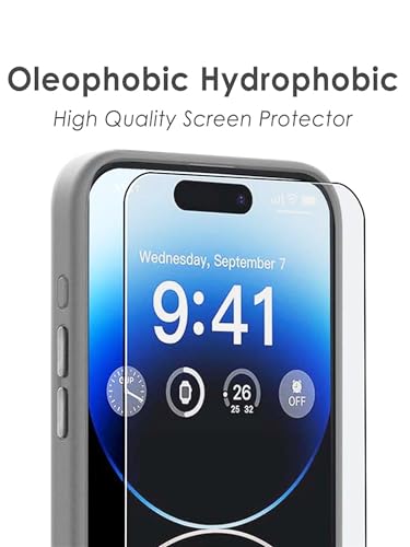 3 Pack Screen Protector for iPhone 14 Pro Max, HD Clear, 9H Hardness, No Bubbles, Case Friendly Tempered Glass Film - size: iPhone 14 Pro max