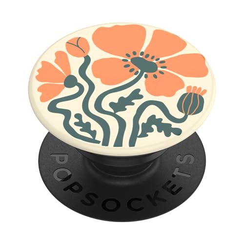 PopSockets Adhesive Phone Grip, Holder- Fall Fleur - color: Fall Fleur